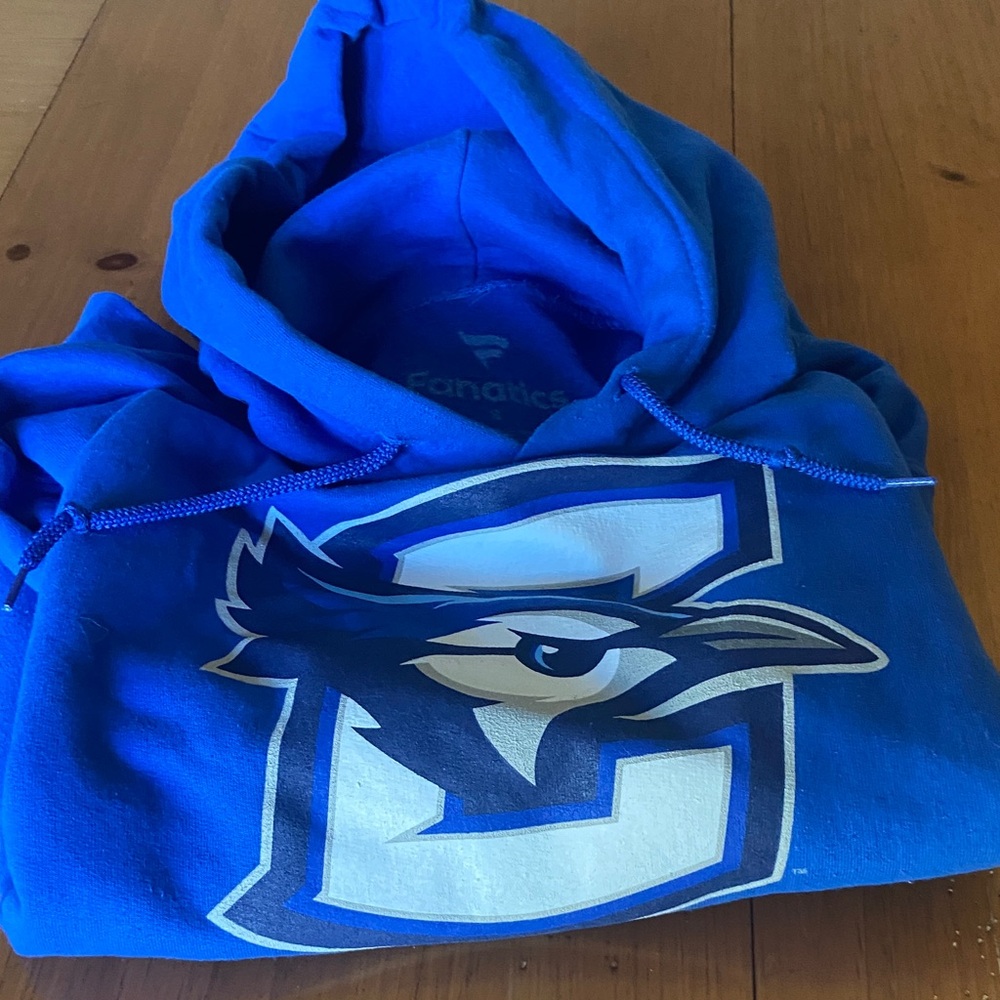 Fanatics Royal Blue Hoodie with Bird Emblem Creighton University